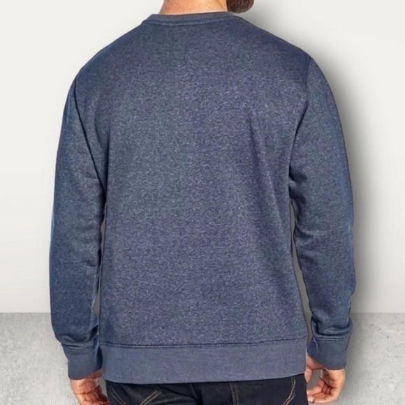 NWT ~ EDDIE BAUER SWEATSHIRTS BLUE  color ~ various sizes ~ HEAVYWEIGHT - Picture 6 of 8